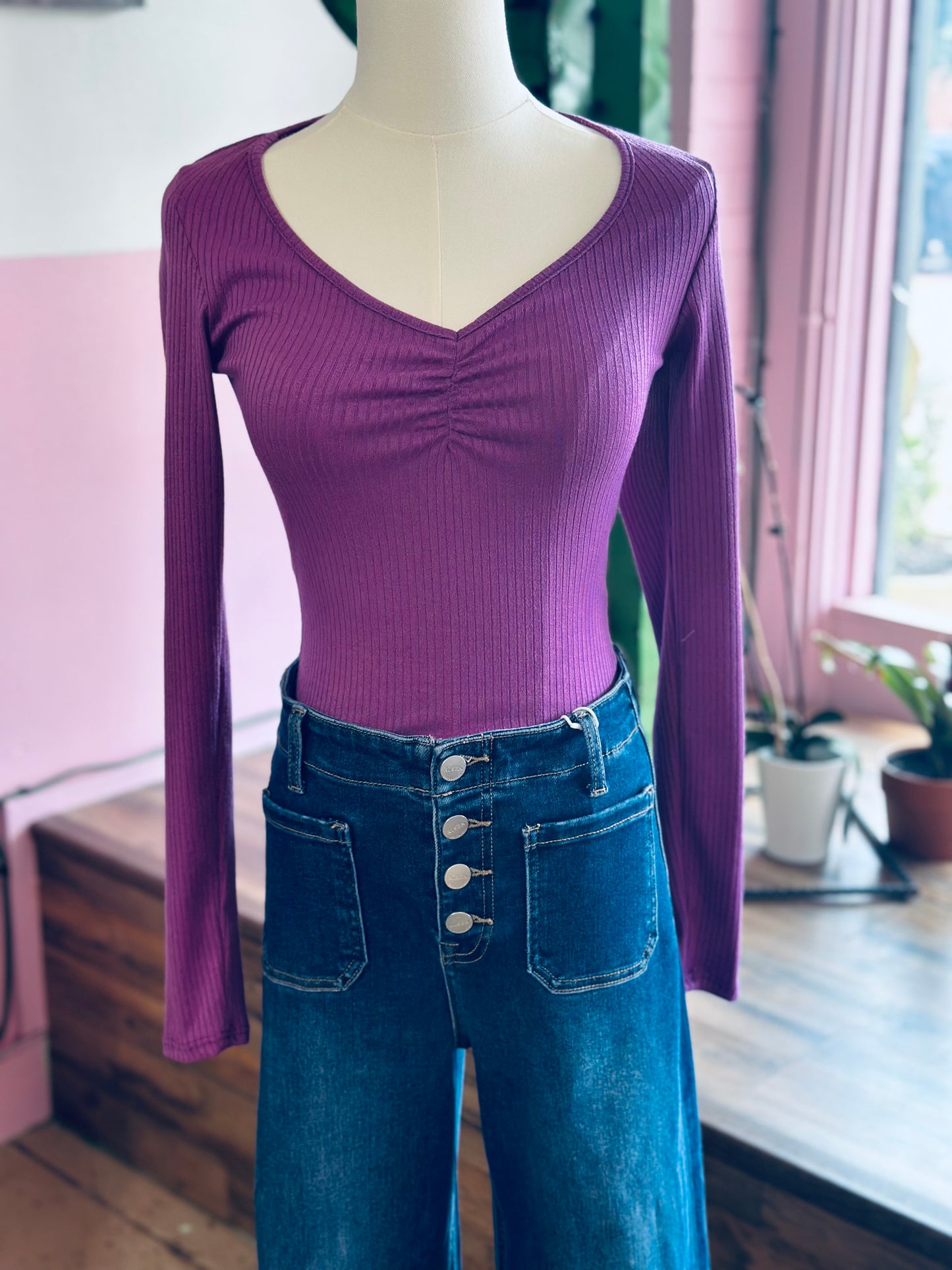 Purple Bodysuit