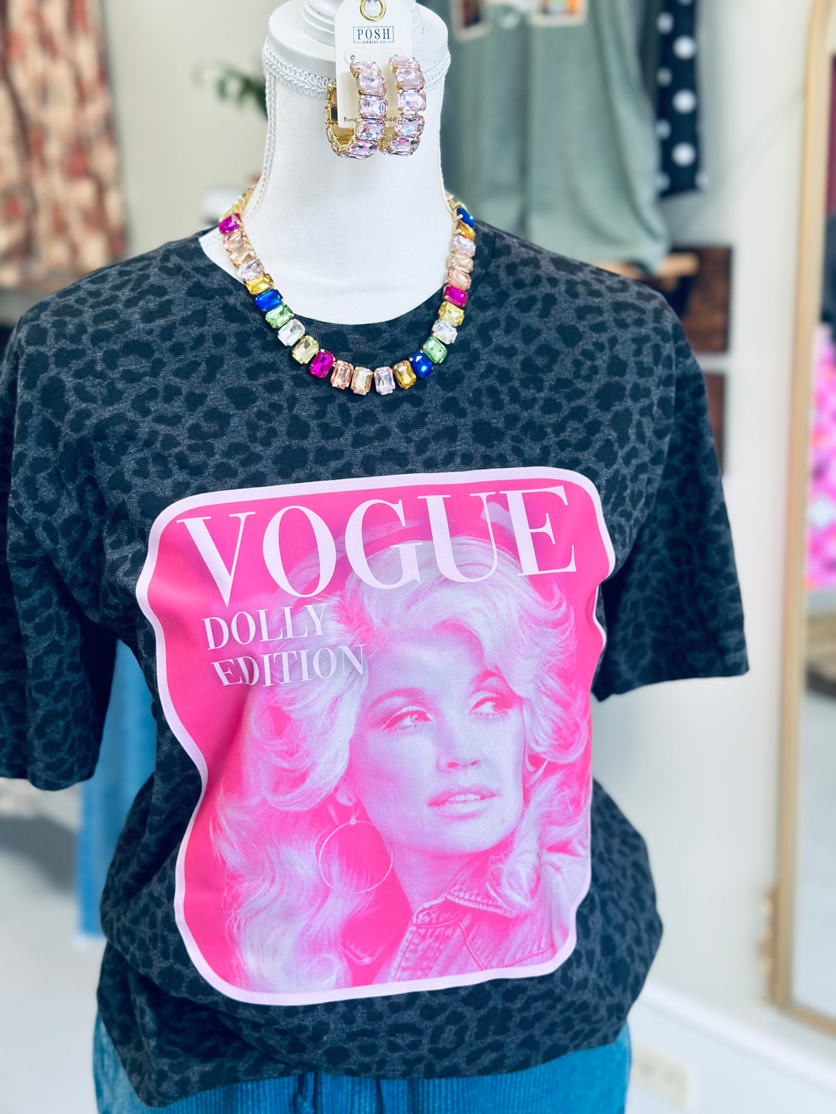 Dolly Pink Leopard Tshirt