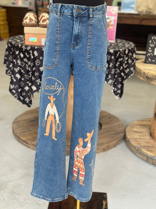Howdy Cowboy Denim Jeans
