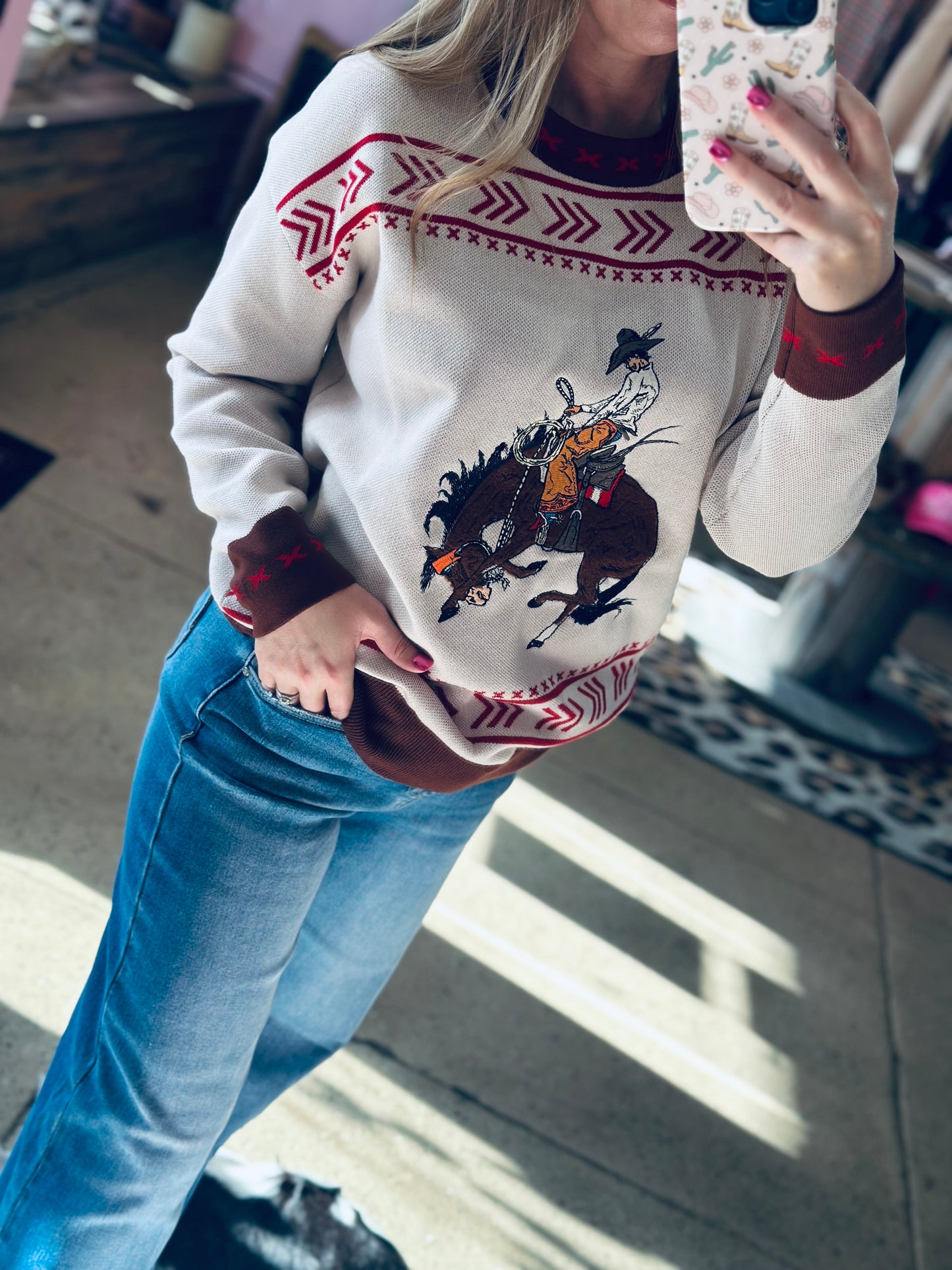 Dust & Spurs Knit Pullover
