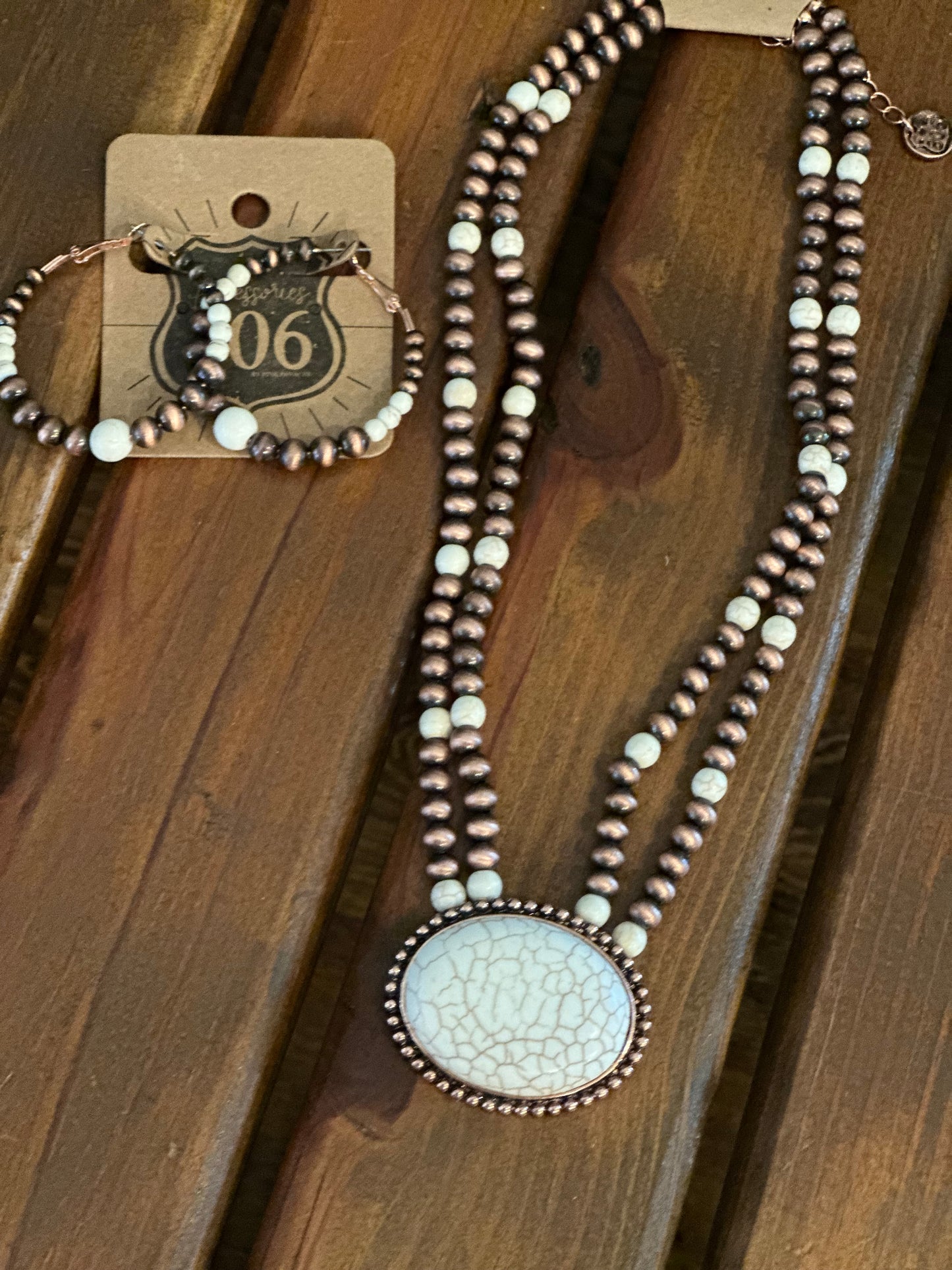 Two String Copper Necklace