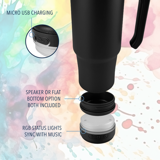 30oz Grippy Speaker Tumbler
