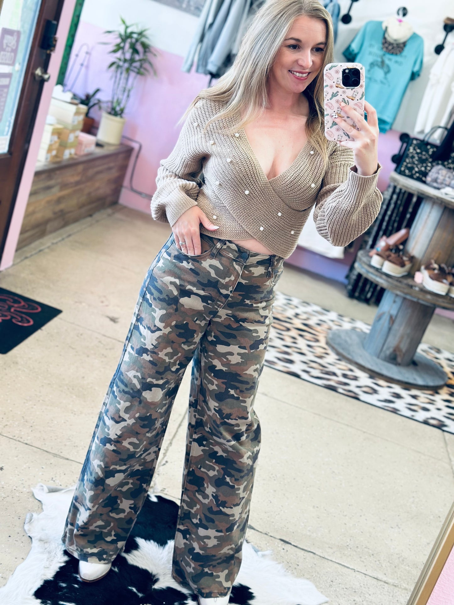 Pearl Twist Sweater