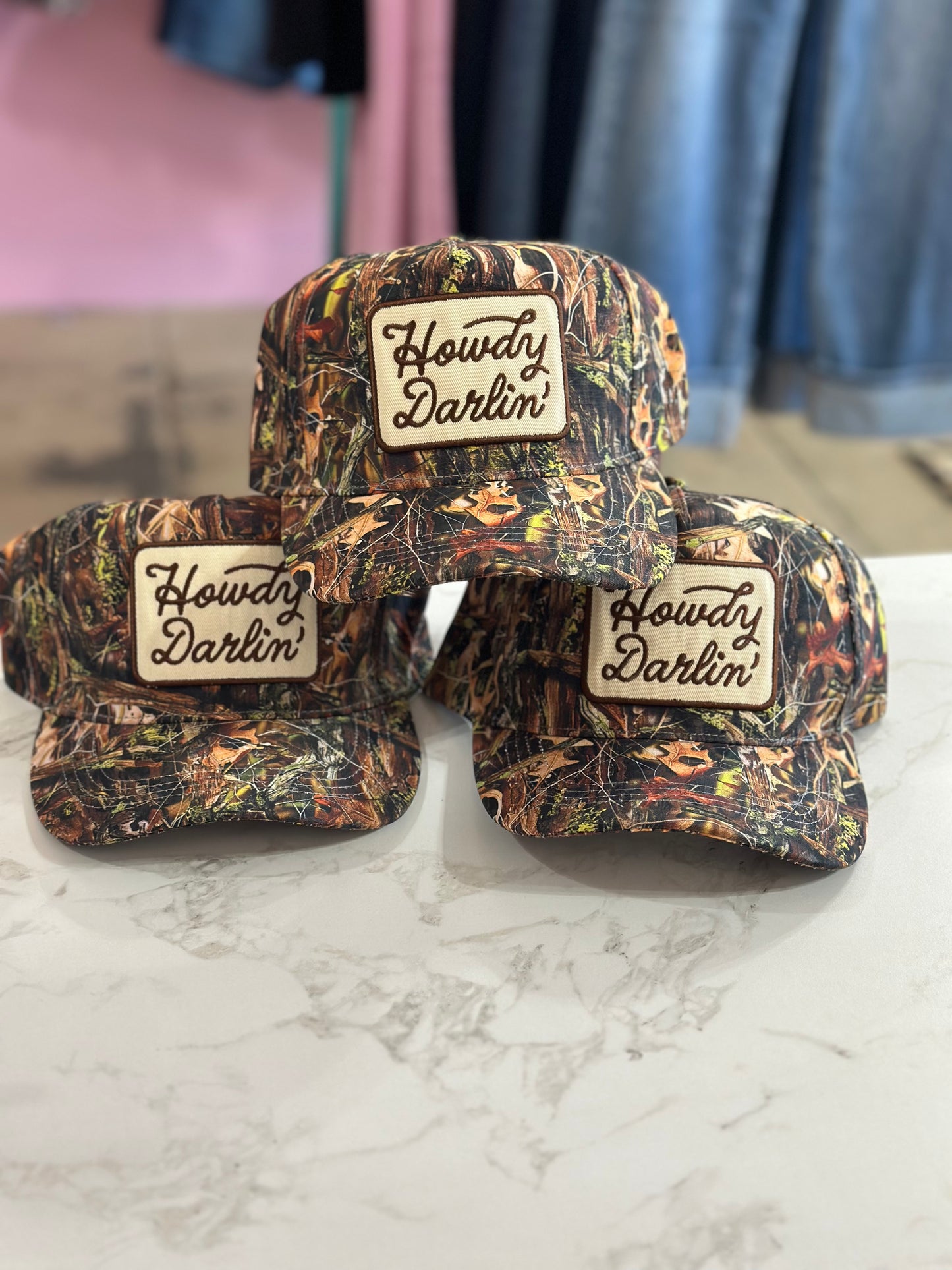 Howdy Darlin Camo Hat