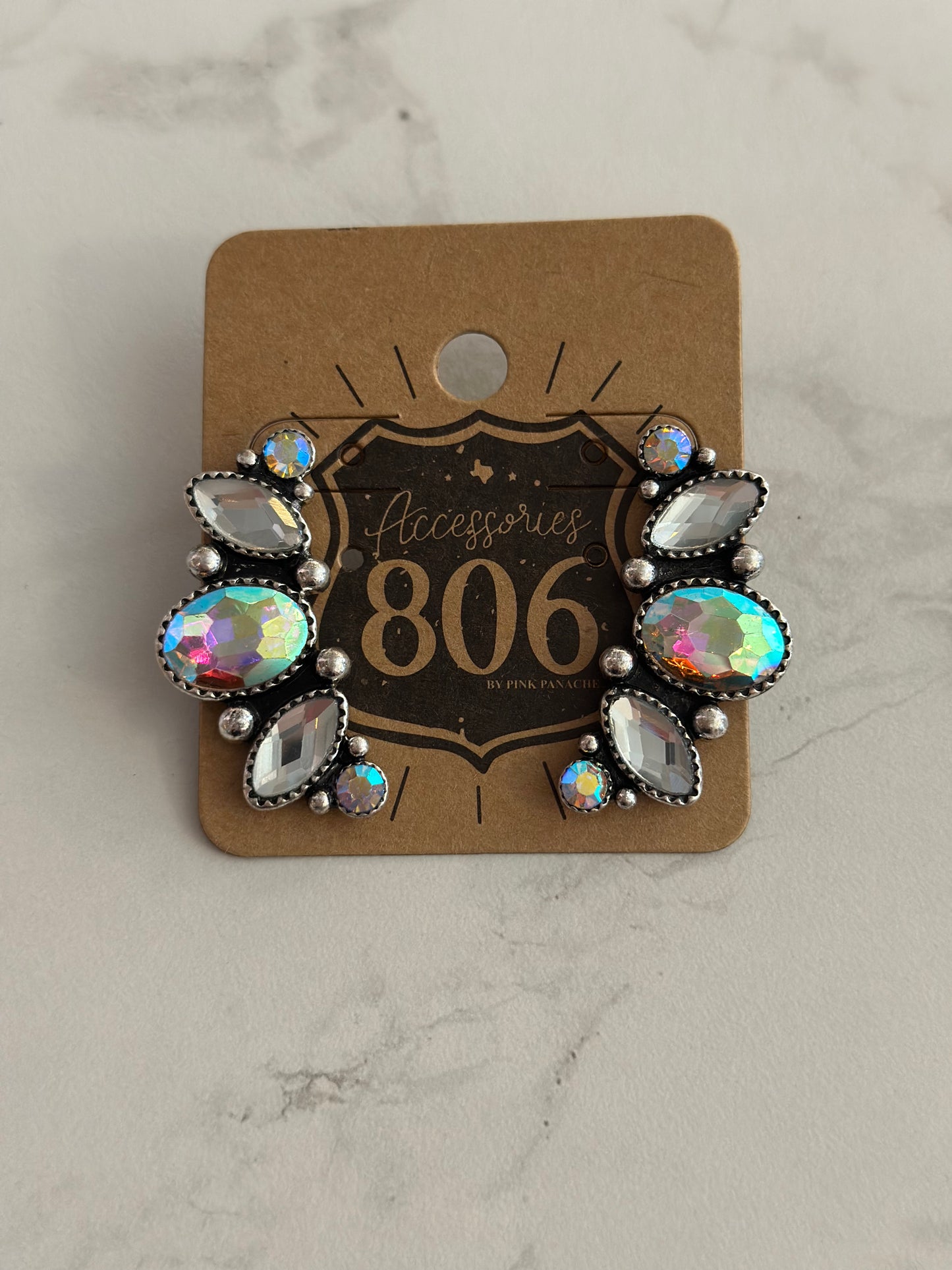 Silver Crawler Earrings