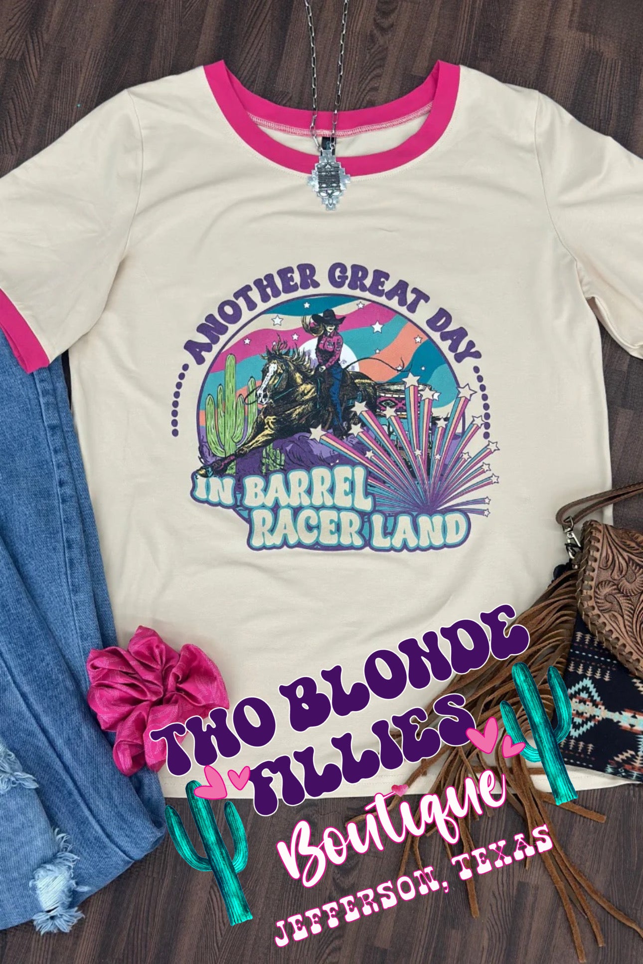 Barrel Racer Land Tshirt