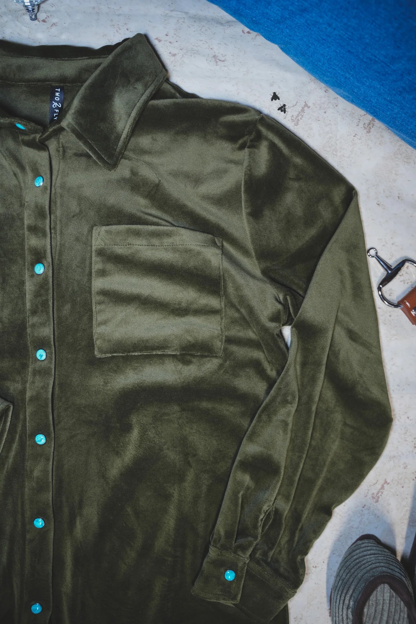 Velvet Moves Button Up