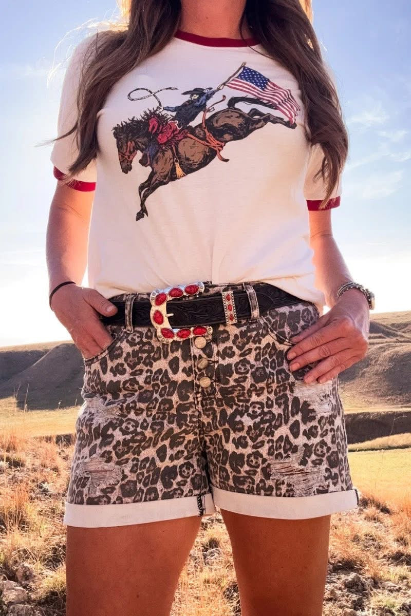 Leopard Shorts