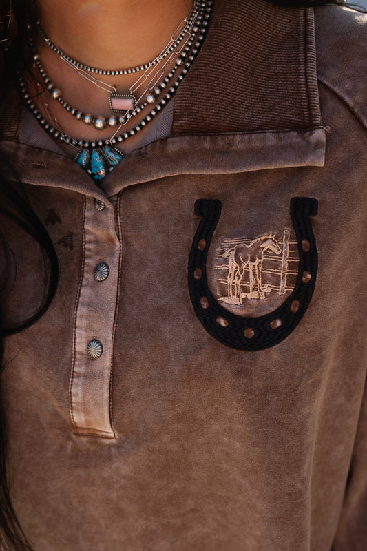 Rowel Em Up Pullover