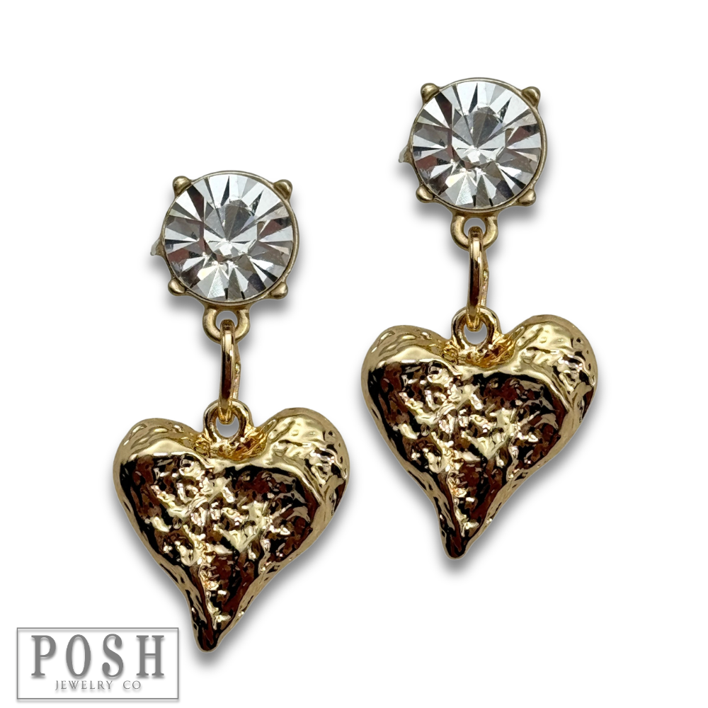 Golden Love Earrings
