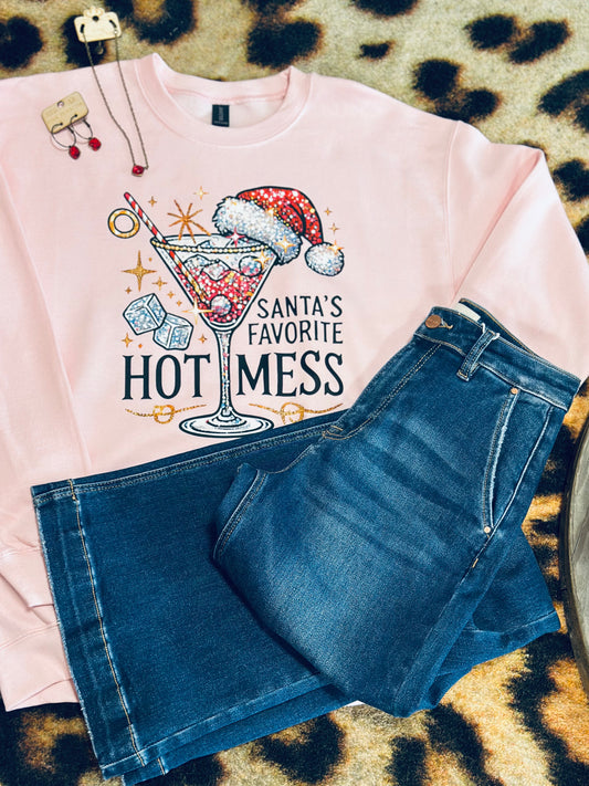 Santa Hot Mess Sweatshirt