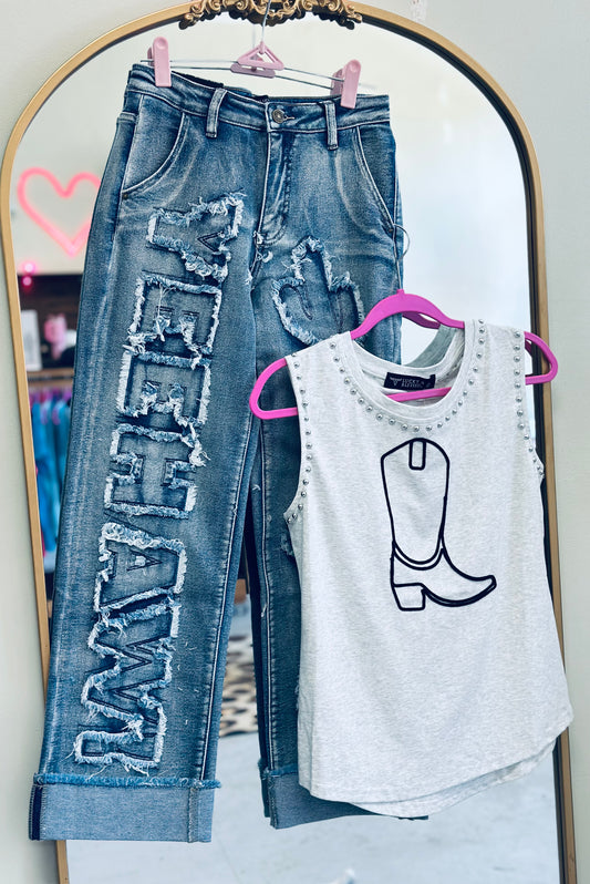Midnight Cowgirl Tank