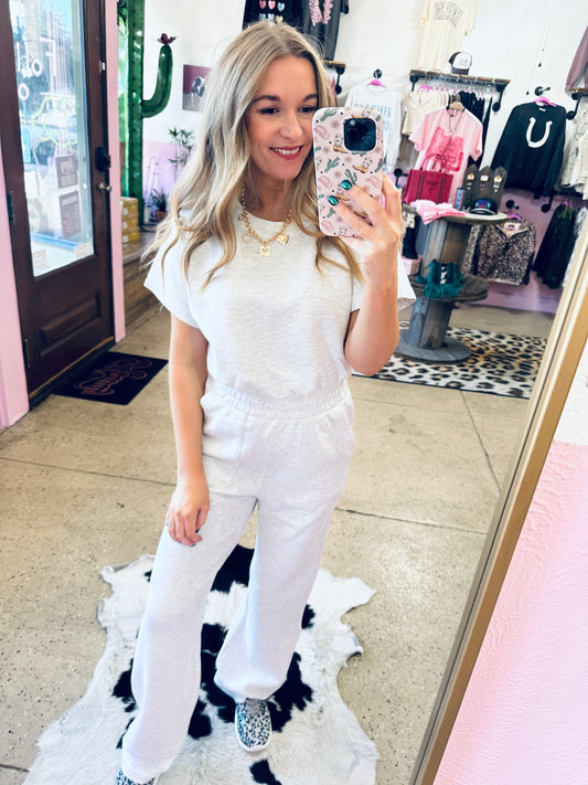 Sports Grey Jumpsuit