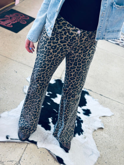 Leo Leopard Jeans