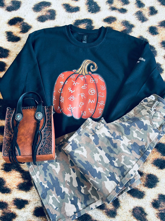 Brand Pumpkin Swestshirt