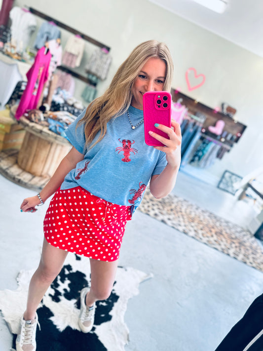 Sequin Crawfish Shirt