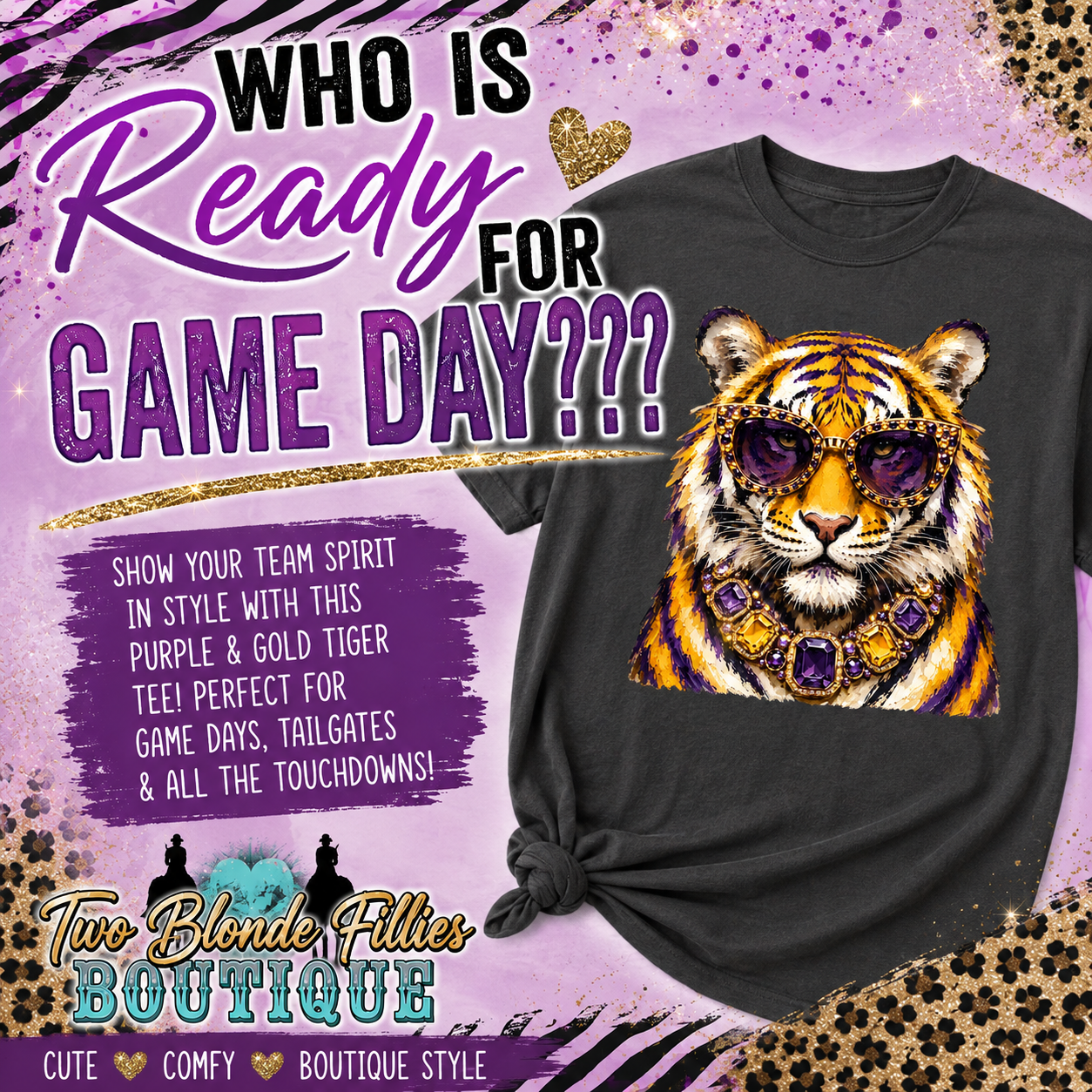 Tiger Glam Tshirt