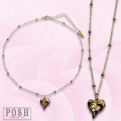 Golden Love Necklace