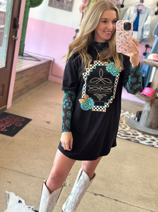 Small Town Girl Tshirt Dress