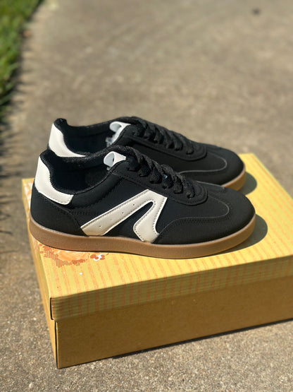 Retro Black Sneakers