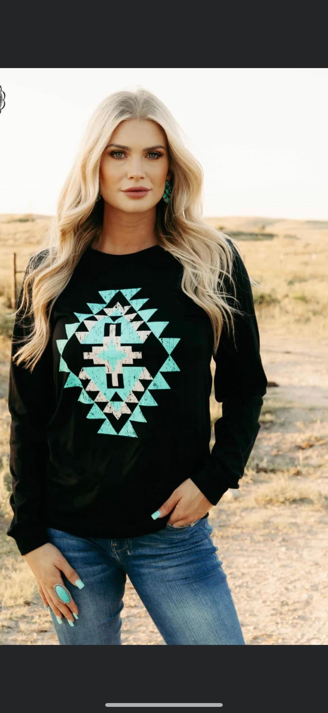 Icy Aztec Long Sleeve