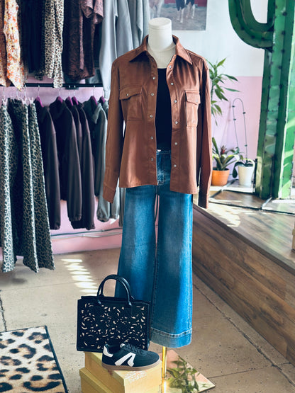 Dixie Suede Long Sleeve