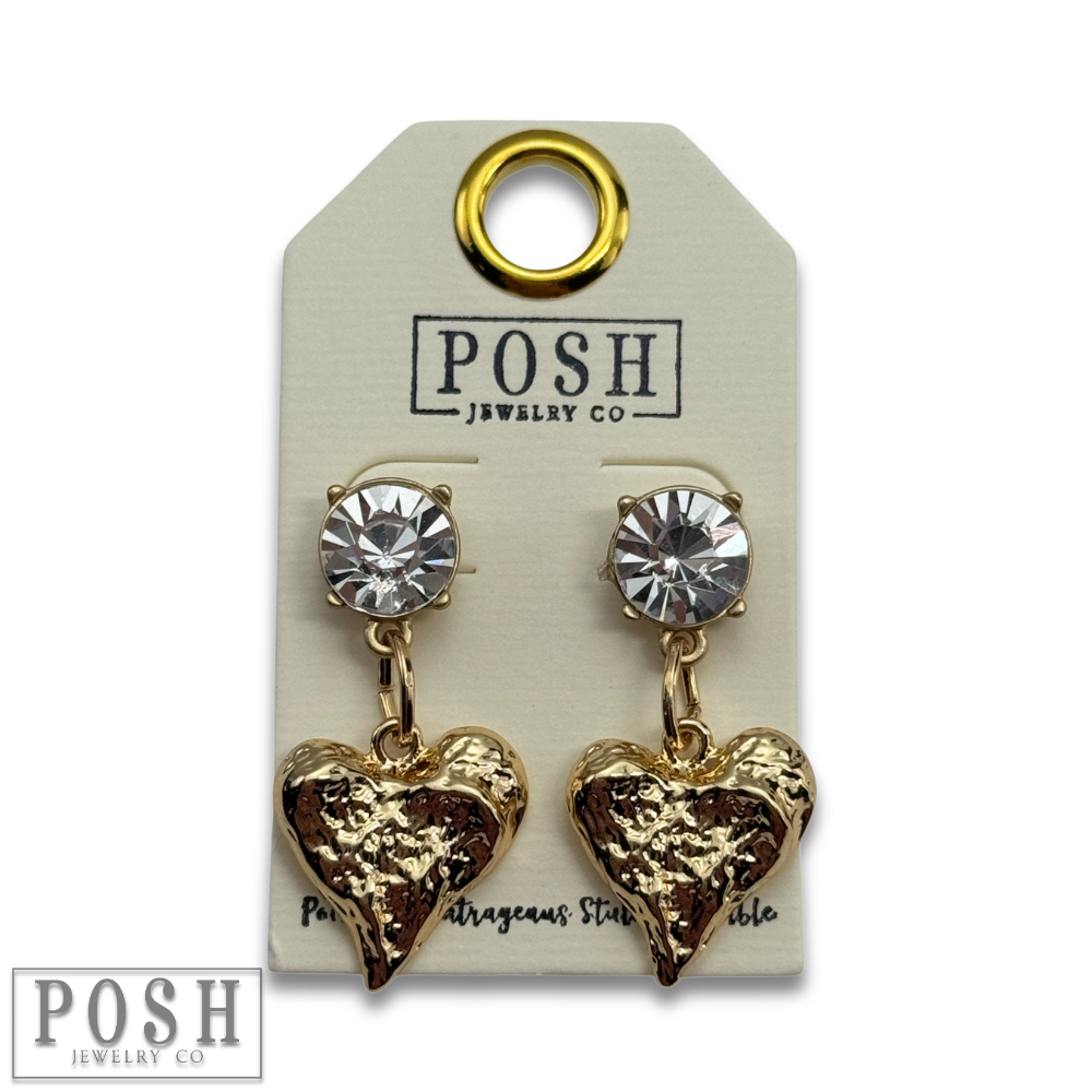 Golden Love Earrings