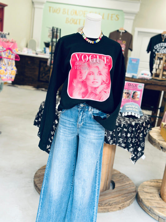 Dolly Vogue PINK Sweatshirt
