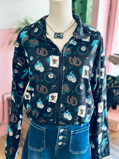 Cowgirl Charm Zip Up