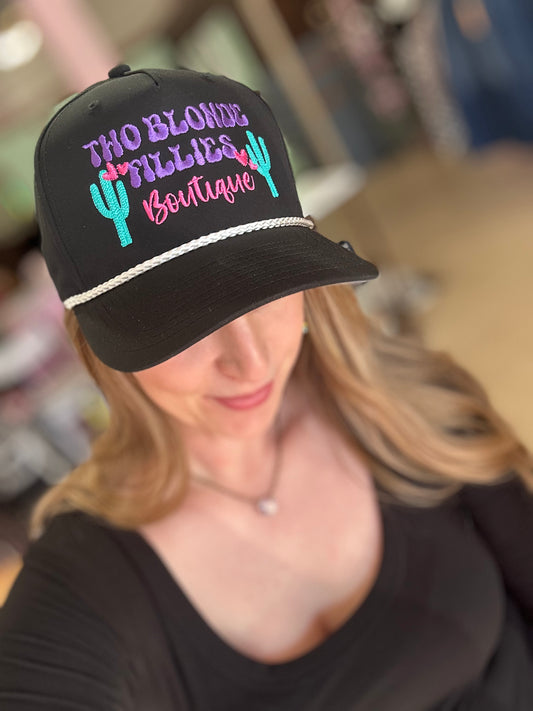 Two Blonde Fillies Hat