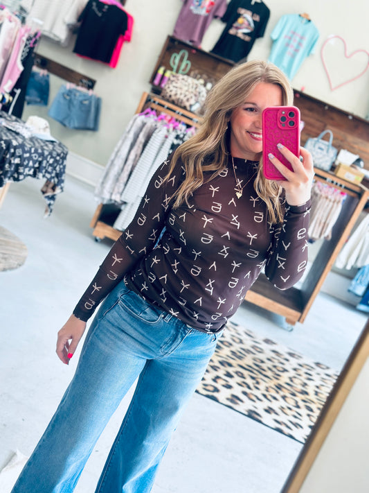 Brands Mesh Long Sleeve