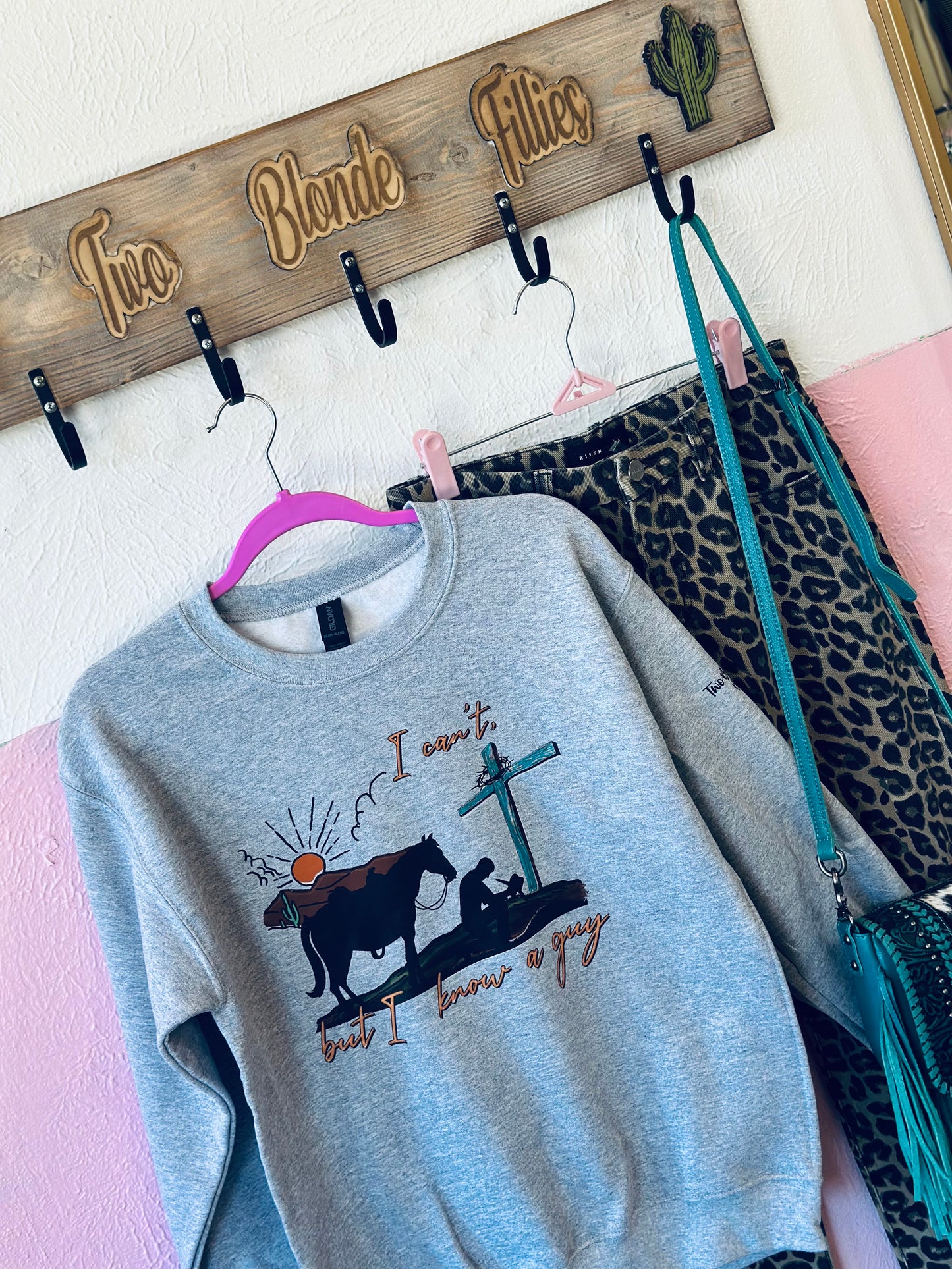 I Can’t But I Know a Guy Sweatshirt