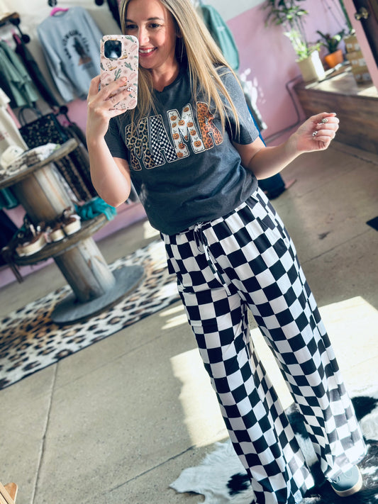Checkered Pop Pants