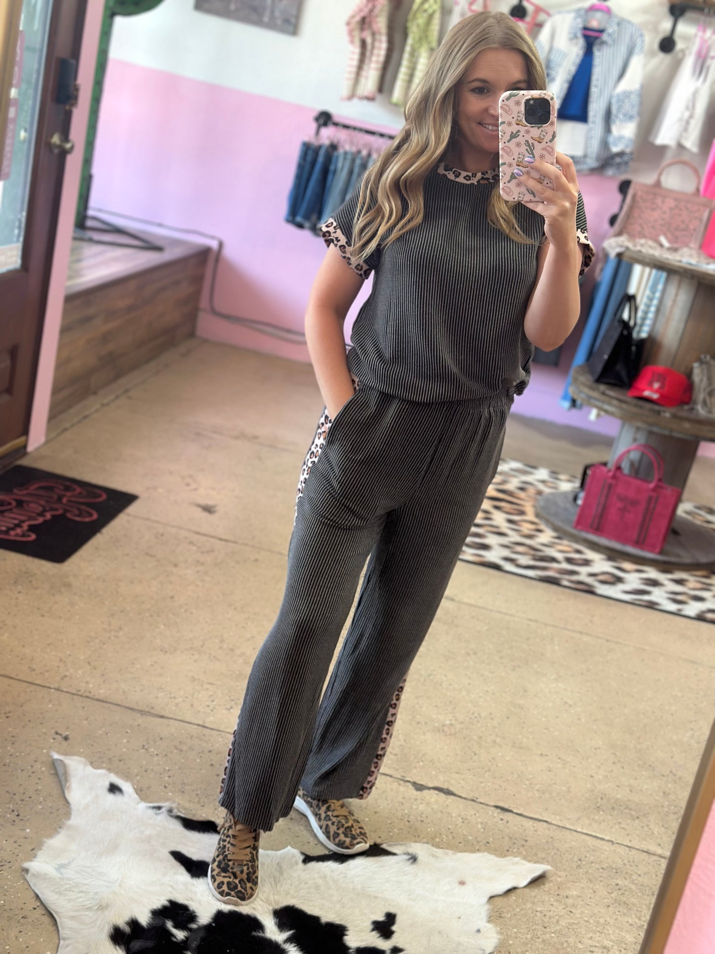 Leopard Lounge Set