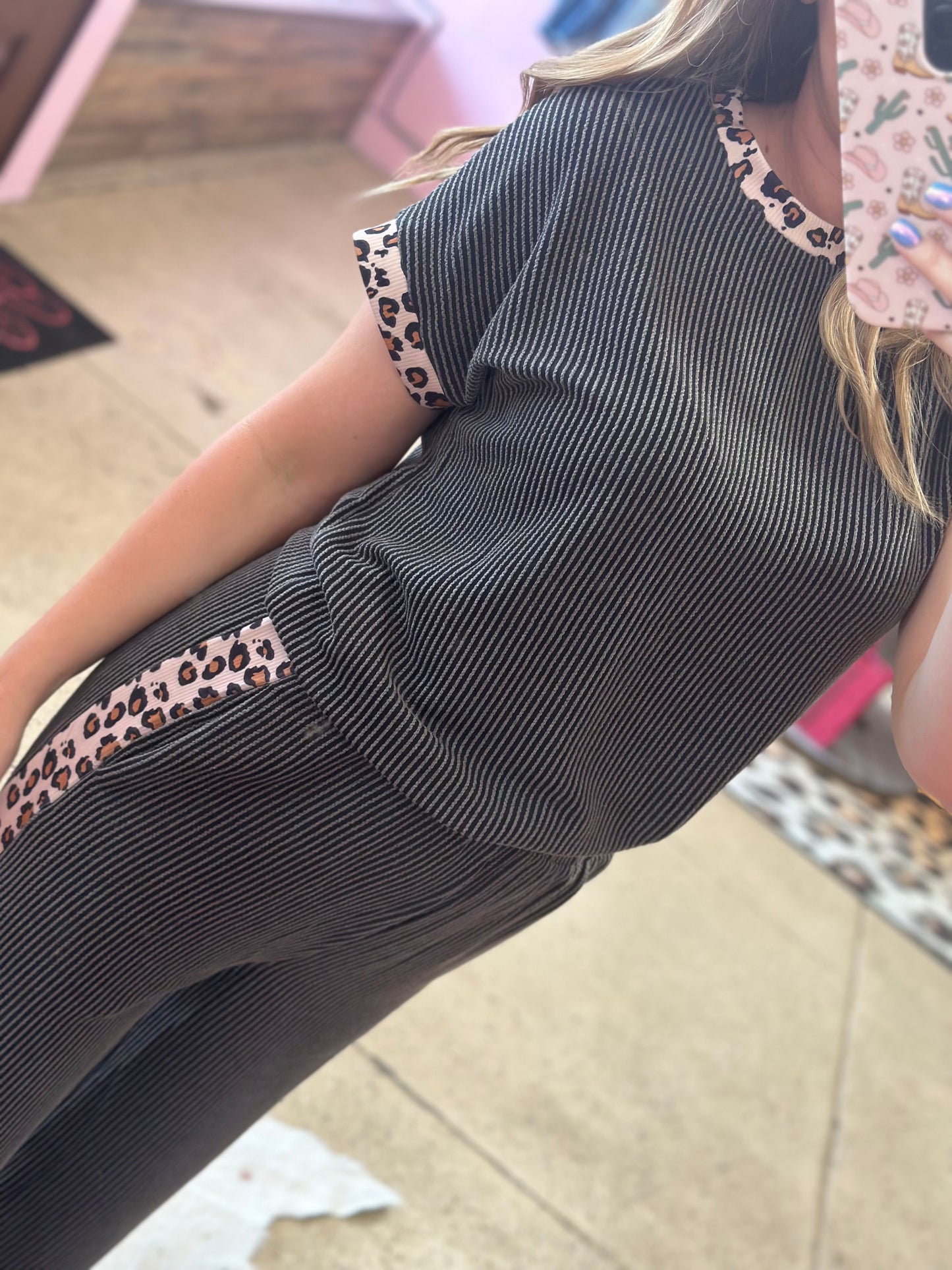 Leopard Lounge Set