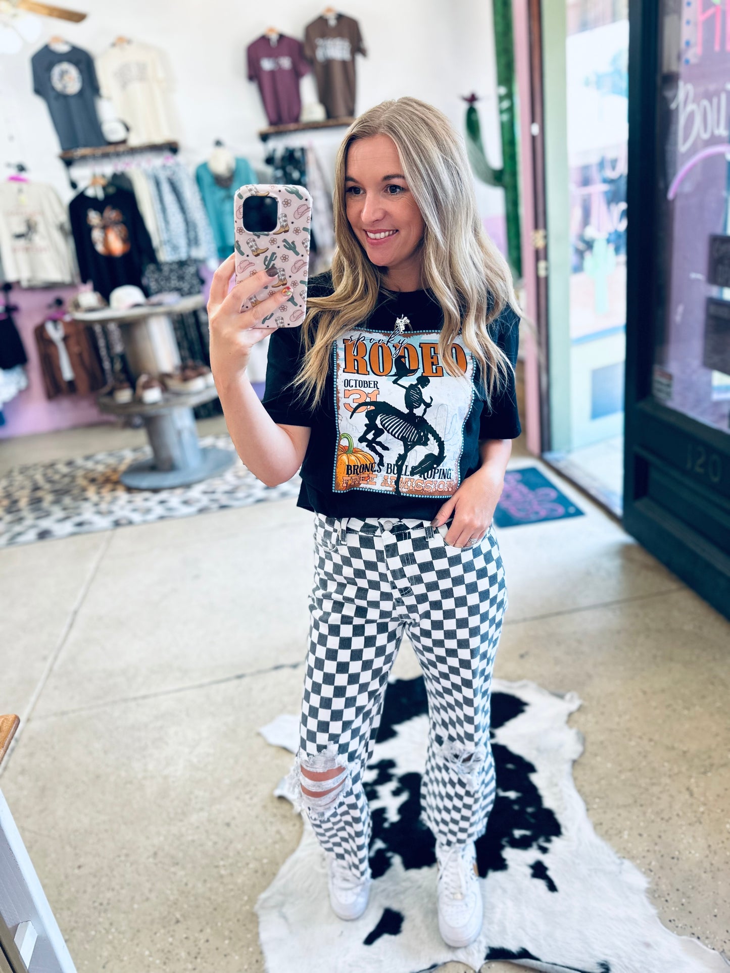 Sterling Checkered Jeans