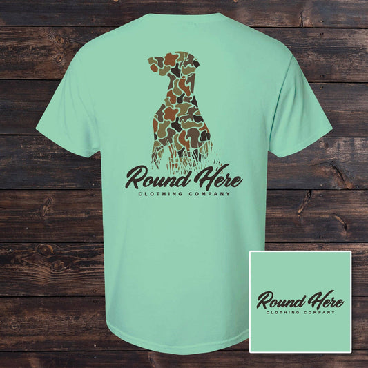 'Round Here Clothing Duck Camo Dog