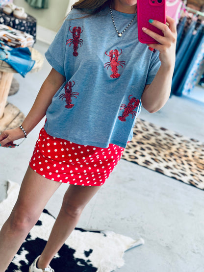 Sequin Crawfish Shirt