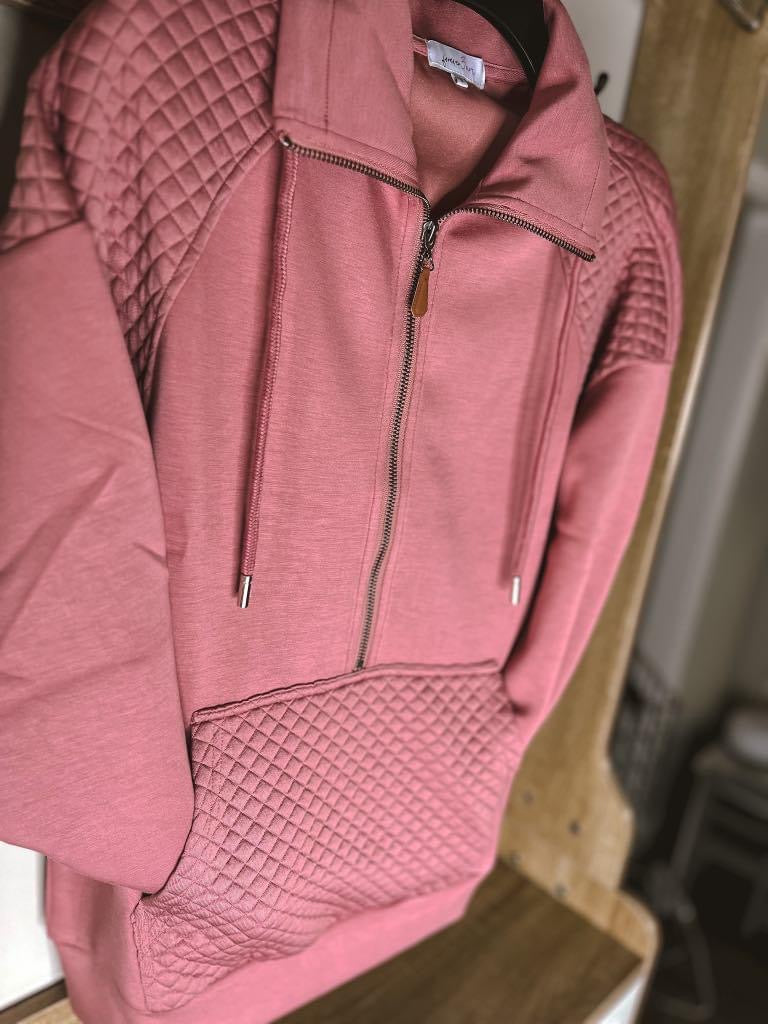 Quilted Pullover