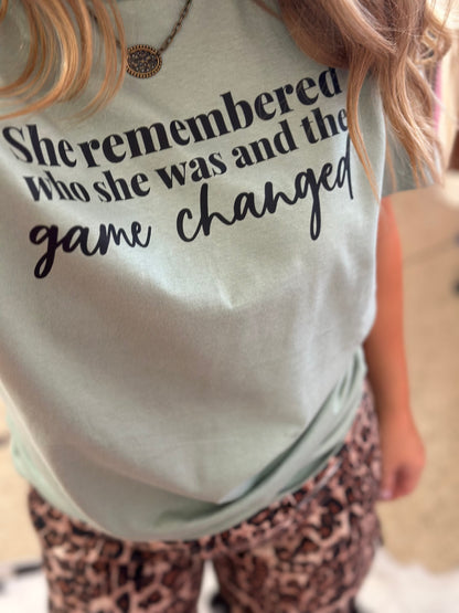 Game Changed Tshirt