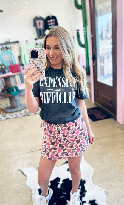 Pink Duck Camo Skort