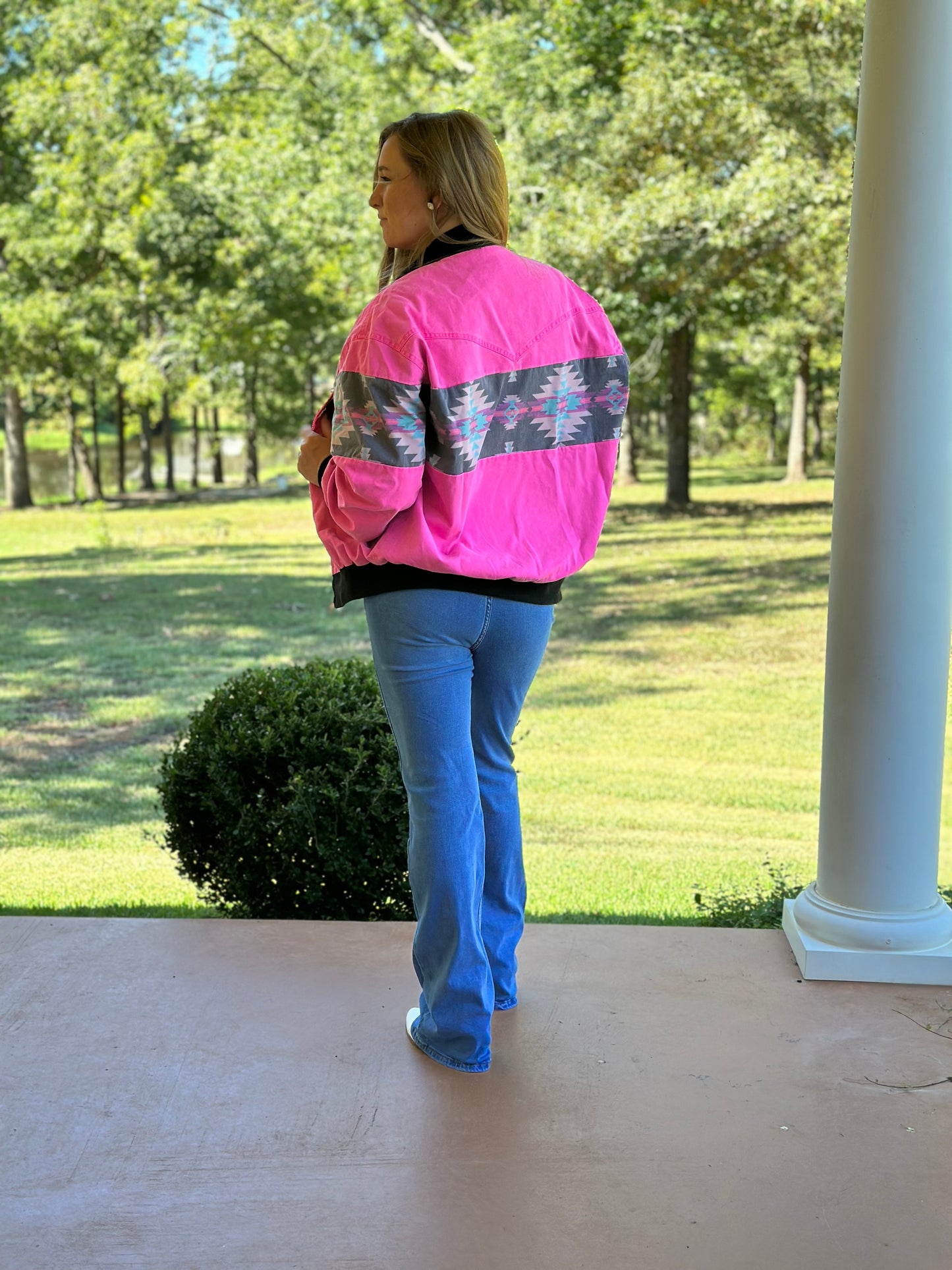 Pink Bomber Jacket