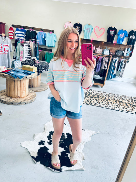 Bluebell Patch Top