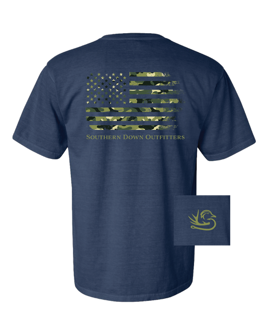 Camo Flag Tee