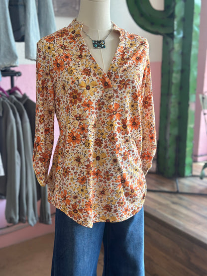 Fall Flowers Shirt