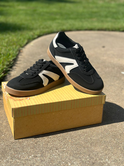 Retro Black Sneakers