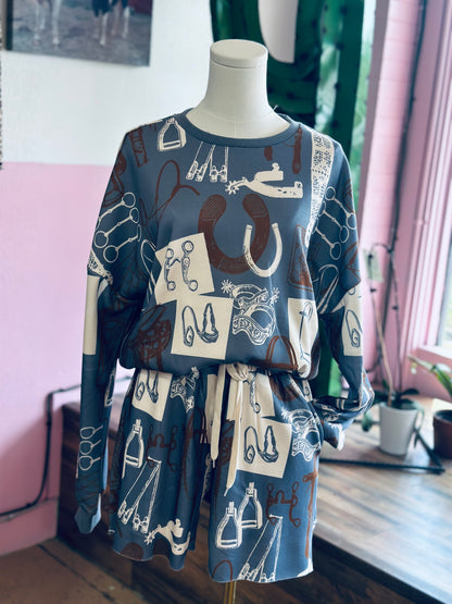 Tack Room Talks Lounge Set