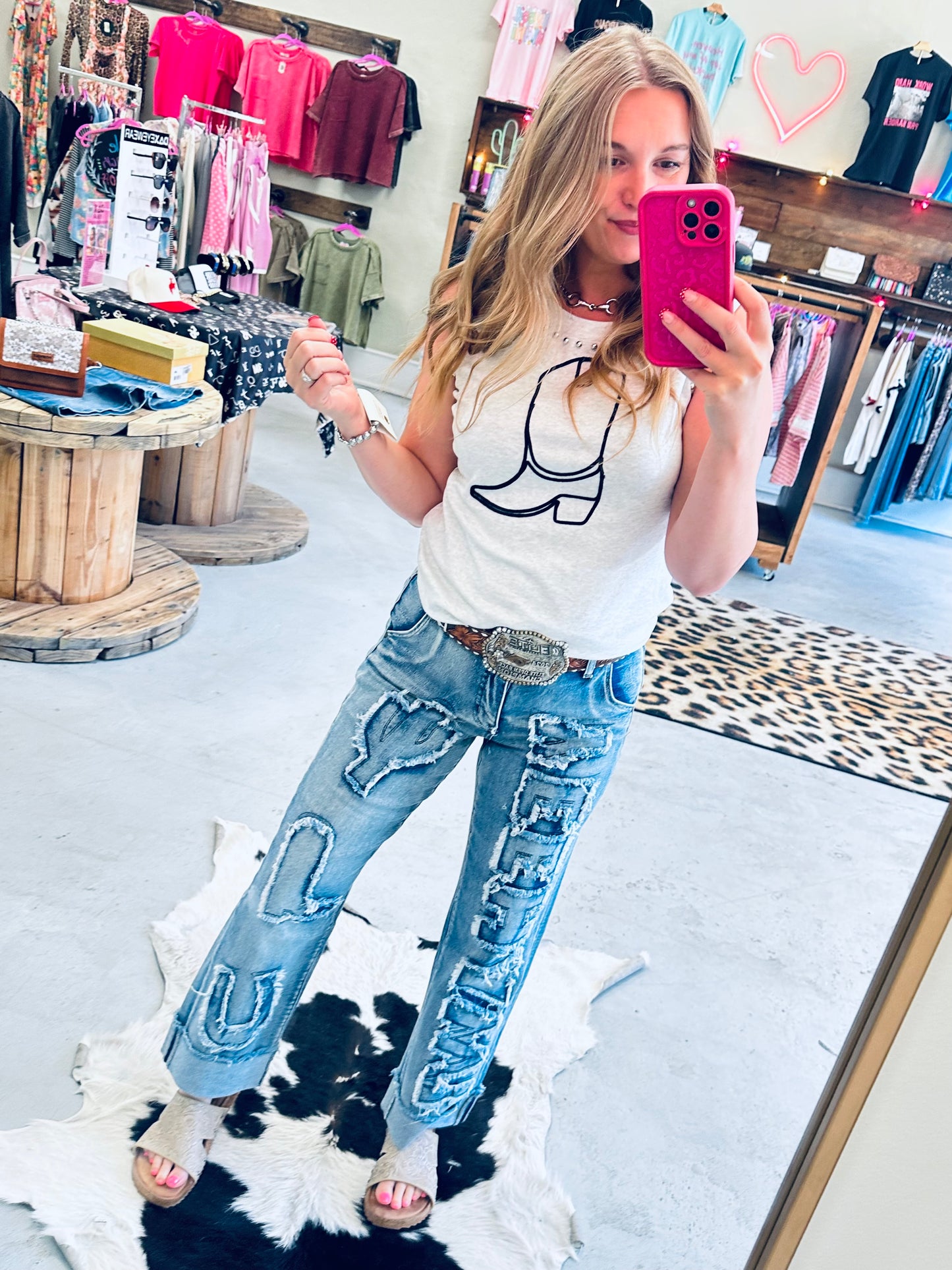 Midnight Cowgirl Tank