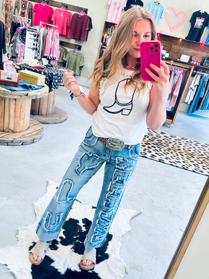 Midnight Cowgirl Tank