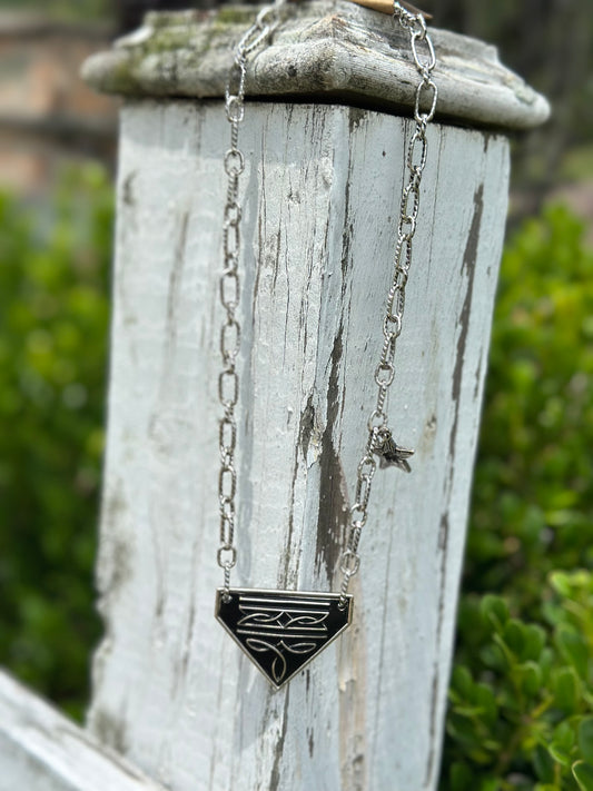 Boot Stitch Necklace